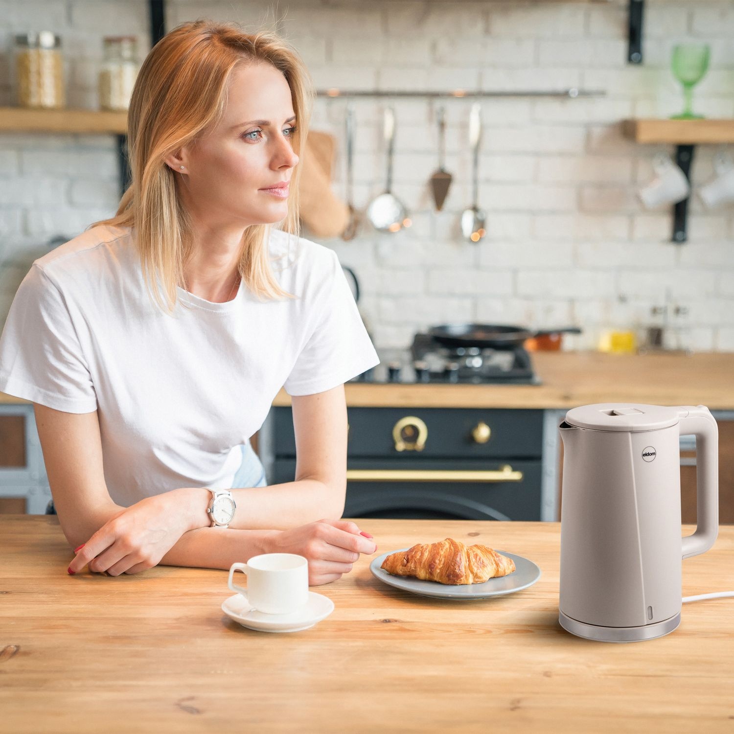 ELDOM Elektrische Waterkoker C290S - 2200W Snelkookfunctie