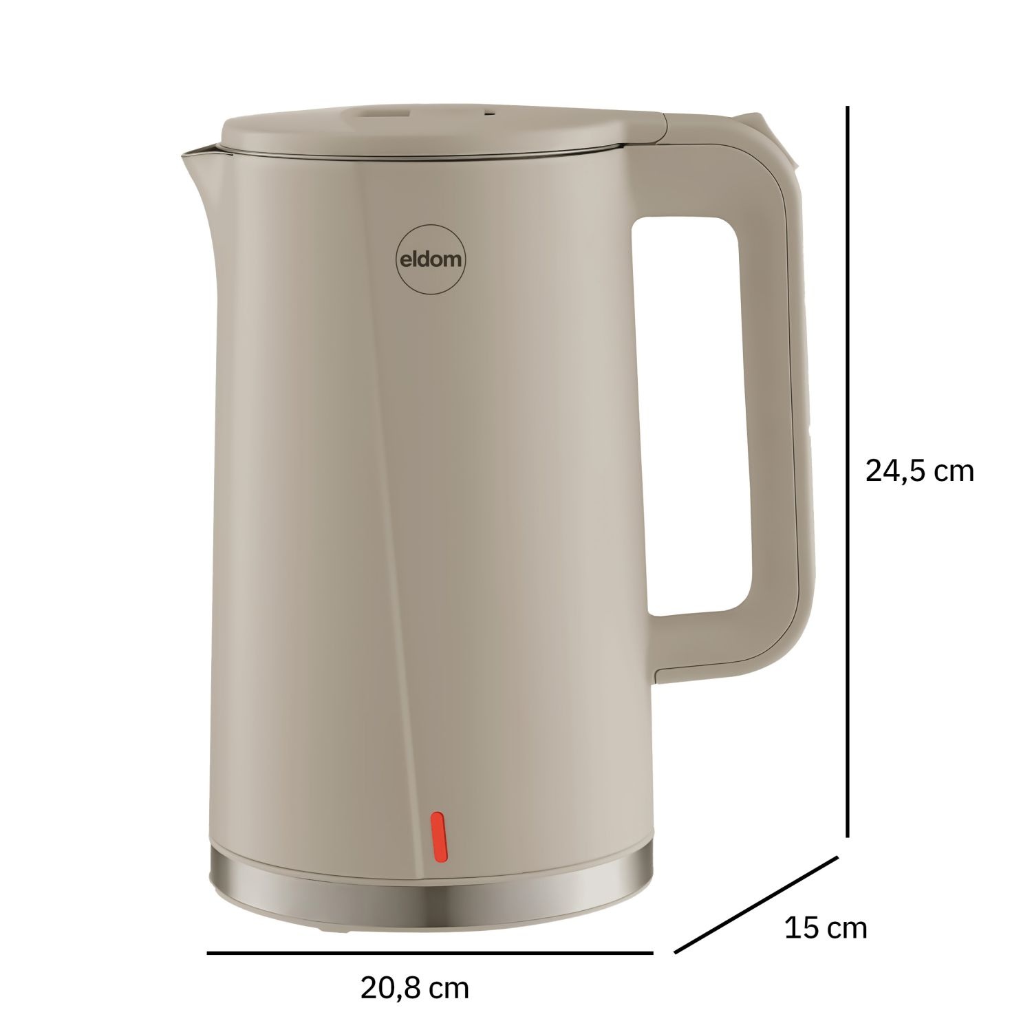 ELDOM Elektrische Waterkoker C290S - 2200W Snelkookfunctie