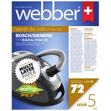 Webber Stofzuigerzakken Electrolux Siemens VS32 - Set van 72 Stuks