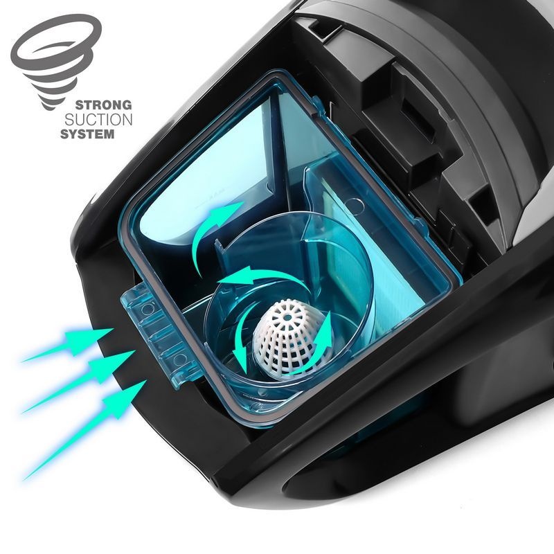 IDEAL ID5901 Zakloze Cycloonstofzuiger - Constante zuigkracht en HEPA