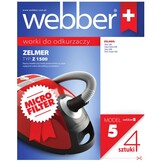 Webber stofzuigerzakken Zelmer 1500 - behoudt optimale zuigkracht