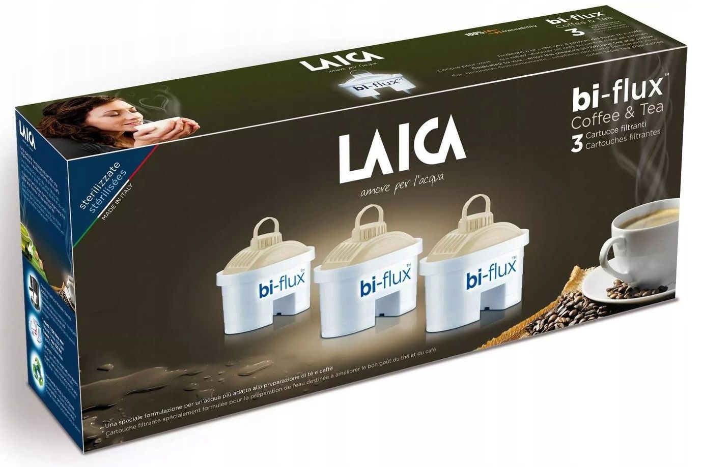 LAICA Filterpatronen Coffee & Tea - Voor de perfecte koffie en thee