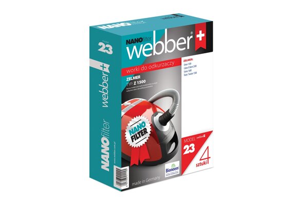 Webber Zelmer 1500 stofzuigerzakken - 99,9% filtratie voor schone lucht