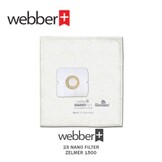 Webber Zelmer 1500 stofzuigerzakken - 99,9% filtratie voor schone lucht