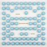 Ballenbak ballen licht blauw (70mm) 100 stuks