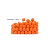Ballenbak ballen oranje (70mm) 1000 stuks