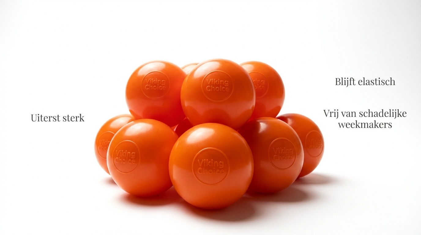 Ballenbak ballen oranje (70mm) 1000 stuks