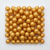Ballenbak ballen goud (70mm) 100 stuks