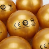 Ballenbak ballen goud (70mm) 100 stuks