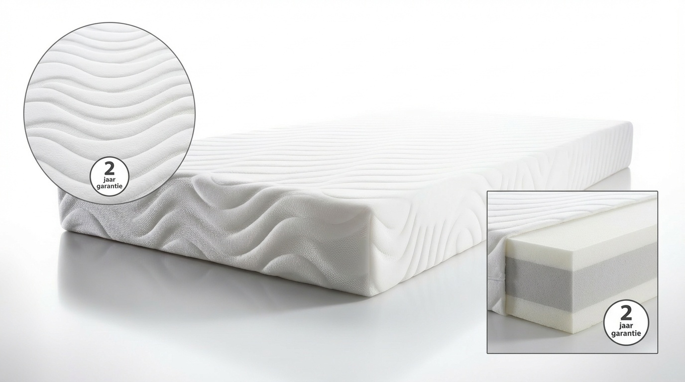 Kindermatras - matras 140x70x7 cm - koudschuim t130/150