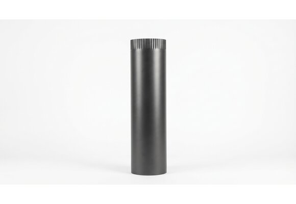 Kachelpijp - rookkanaal - 2mm staal - Ø 120 mm - 50 cm - zwart