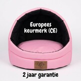 Hondenmand XS - kleine hond - box - hondemand - 39 x 40 x 34 cm - roze - hondenbed - hondebed