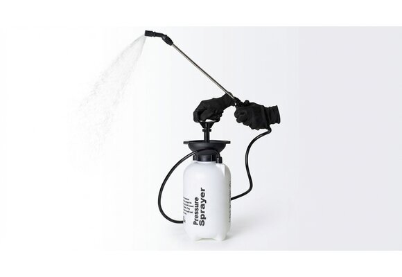 Drukspuit - onkruidspuit - gifspuit - 5 liter - wit zwart