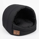 Hondenmand XS - kleine hond - box - hondemand - 39 x 40 x 34 cm - zwart - hondenbed - hondebed