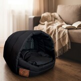 Hondenmand XS - kleine hond - box - hondemand - 39 x 40 x 34 cm - zwart - hondenbed - hondebed