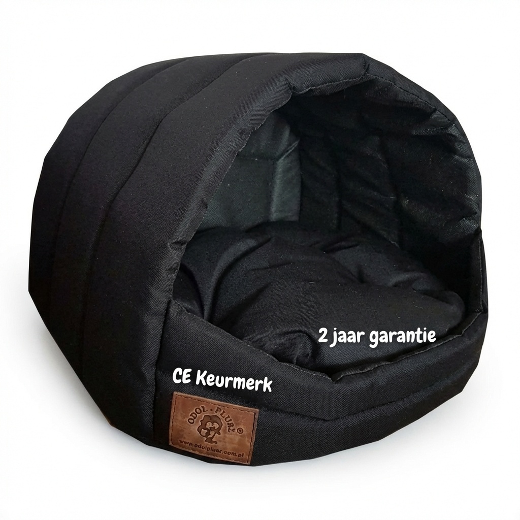 Hondenmand XS - kleine hond - box - hondemand - 39 x 40 x 34 cm - zwart - hondenbed - hondebed