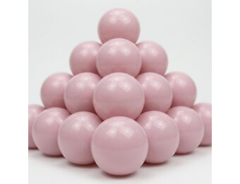 Ballenbak ballen licht roze (70mm) 100 stuks