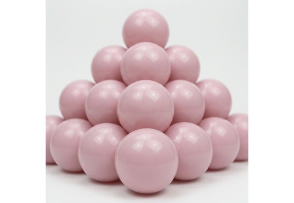 Ballenbak ballen licht roze (70mm) 100 stuks