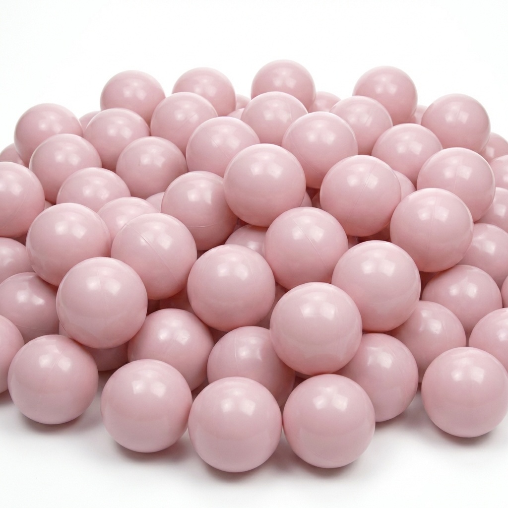 Ballenbak ballen licht roze (70mm) 100 stuks