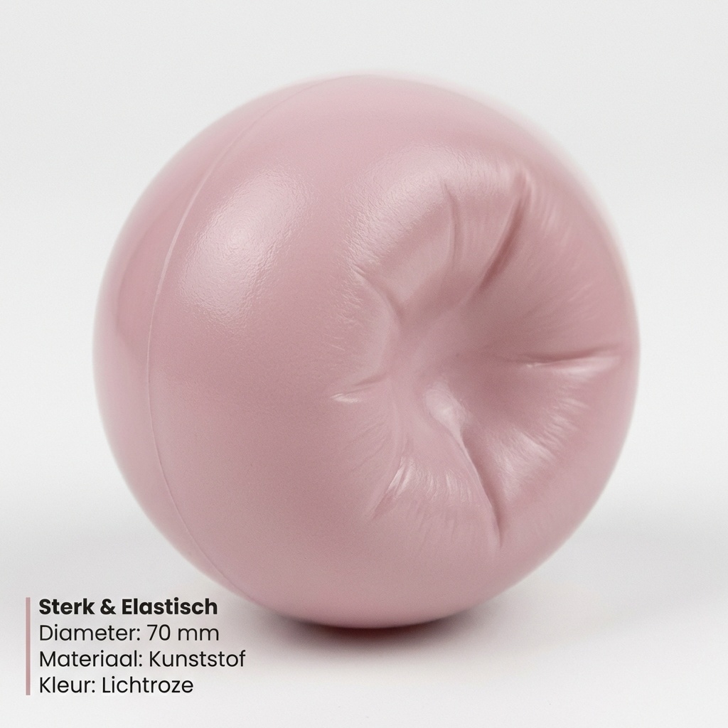 Ballenbak ballen licht roze (70mm) 100 stuks