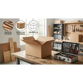 Verzenddozen - kartonnen dozen - 60x40x30cm - 5 laags 50 stuks