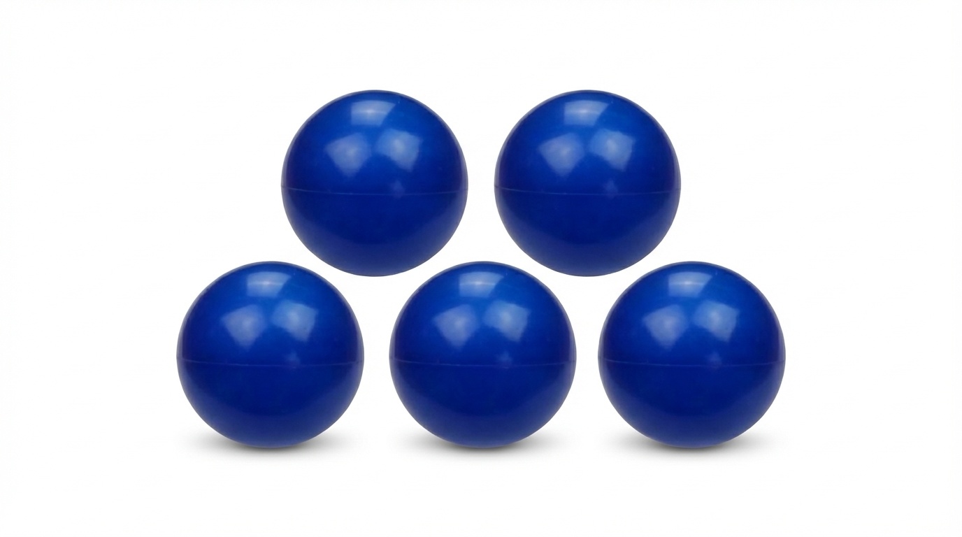 Ballenbak ballen blauw (70mm) 100 stuks