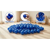 Ballenbak ballen blauw (70mm) 100 stuks