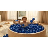 Ballenbak ballen blauw (70mm) 100 stuks