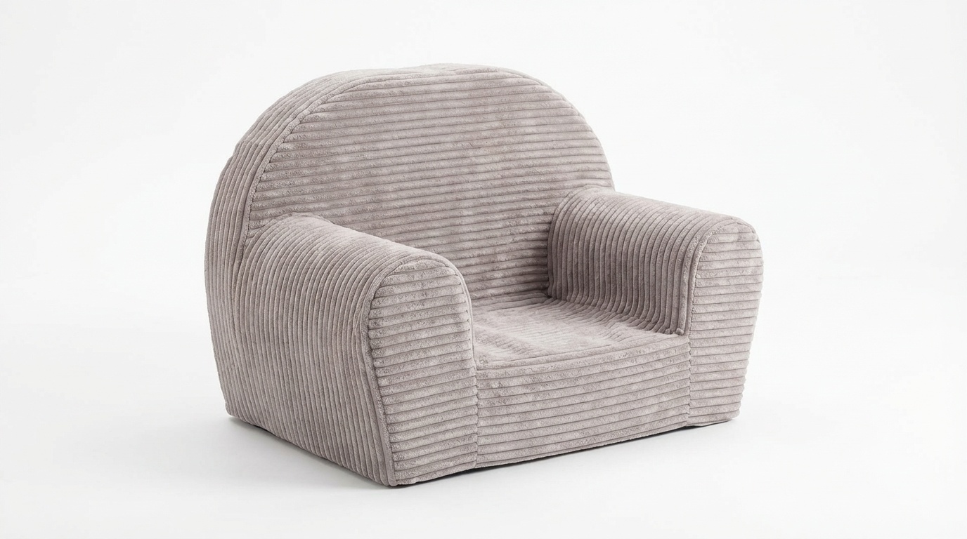 Kinderfauteuil - LINCOL - 60x40x45 cm - corduroy - roze