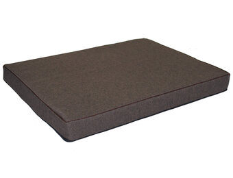 Hondenkussen - maat M - 50x60x8cm - wasbaar - donkerbruin