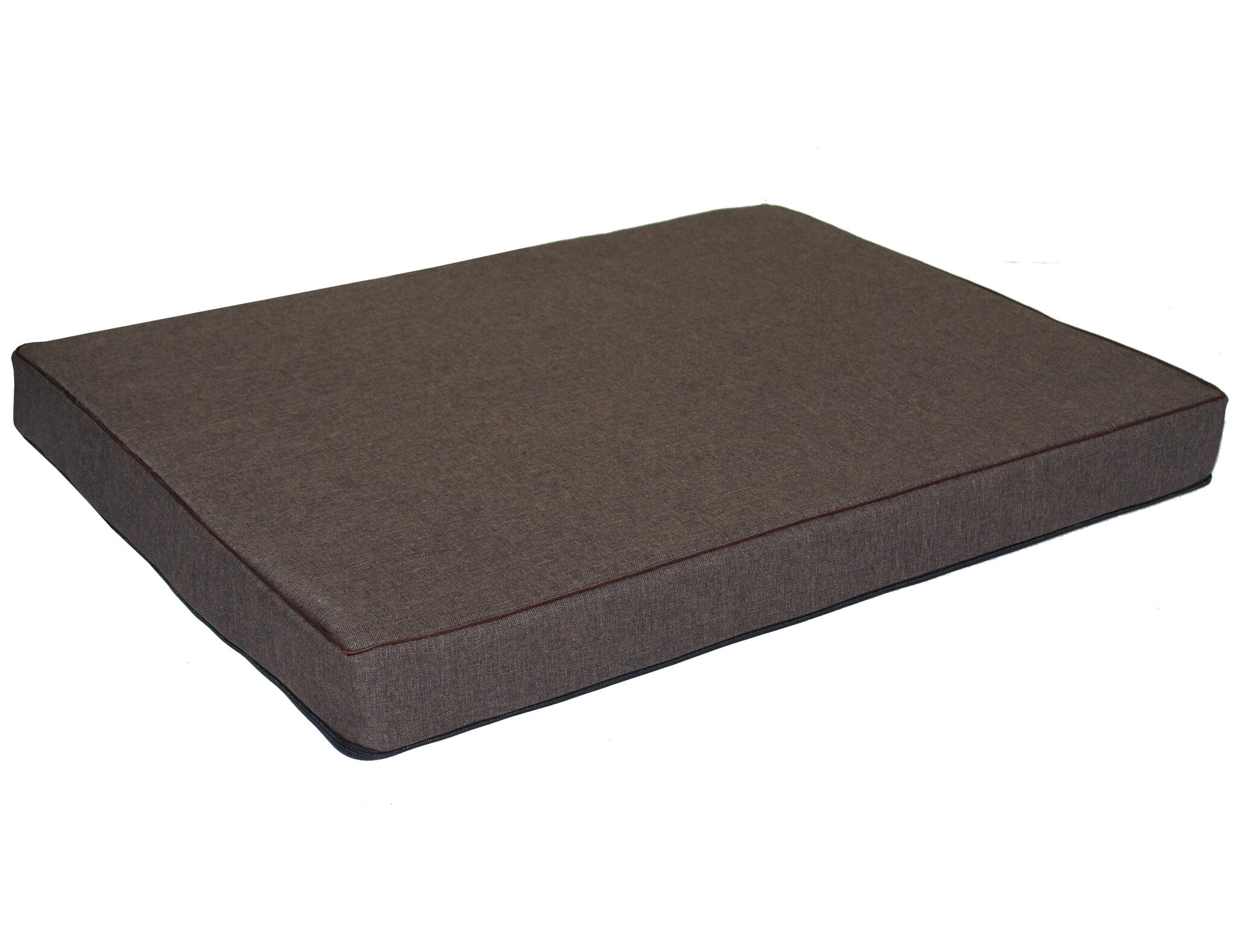 Hondenkussen - maat M - 50x60x8cm - wasbaar - donkerbruin