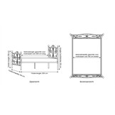 Metalen bedframe met lattenbodem - 140x200 - zwart