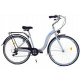 Vouwfiets - 26 inch - met 7 versnellingen - wit zwart