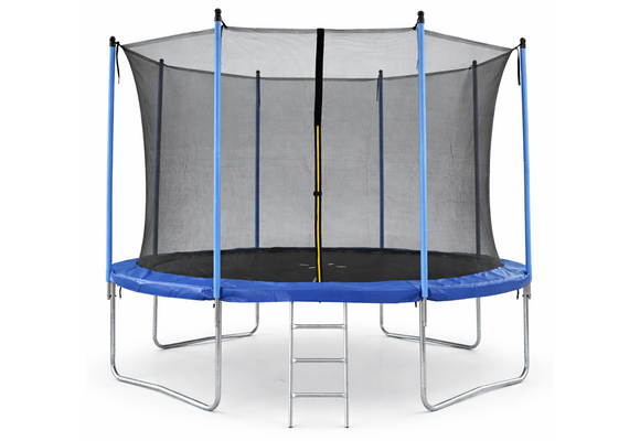 Ronde trampoline - 366 cm - veiligheidsnet - blauw