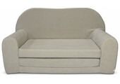 Kinderbankje uitklapbaar - mini sofa 85x60x50 cm - beige