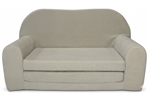 Kinderbankje uitklapbaar - mini sofa 85x60x50 cm - beige