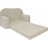 Kinderbankje uitklapbaar - mini sofa 85x60x50 cm - beige