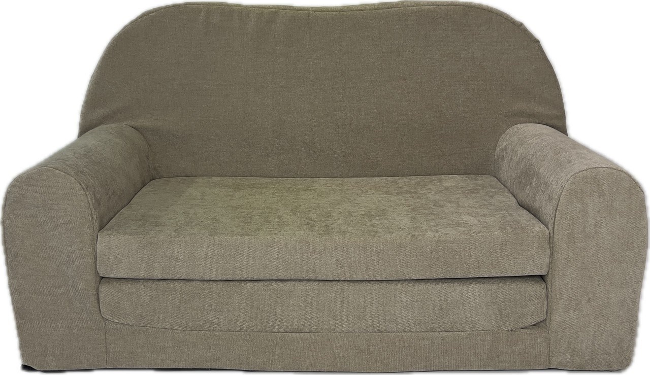 Kinderbankje uitklapbaar - mini sofa 85x60x50 cm - taupe