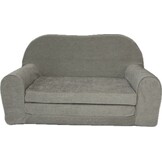 Kinderbankje uitklapbaar - mini sofa 85x60x50 cm - grijs