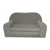 Kinderbankje uitklapbaar - mini sofa 85x60x50 cm - grijs