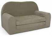 Kinderbankje uitklapbaar - mini sofa 85x60x50 cm - taupe