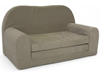 Kinderbankje uitklapbaar - mini sofa 85x60x50 cm - taupe