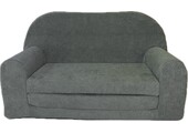 Kinderbankje uitklapbaar - mini sofa 85x60x50 cm - grijs groen