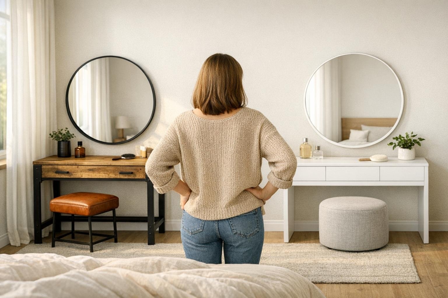 Industriële kaptafel of modern wit: welk model past bij jouw slaapkamer?