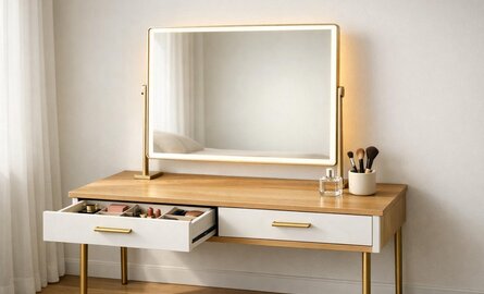 Kaptafel met spiegel en licht kiezen: dit zijn de 5 dingen die echt tellen