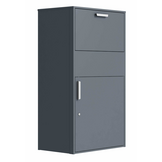 Pakketbrievenbus - 72x45,5x128,5 cm - staal - antraciet