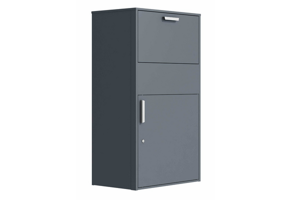 Pakketbrievenbus - 72x45,5x128,5 cm - staal - antraciet