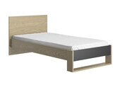 Kinderbed - NAEL - 90x190 cm - rookwood eiken