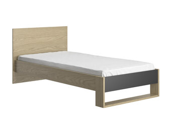 Kinderbed - NAEL - 90x190 cm - rookwood eiken
