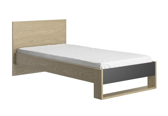 Kinderbed - NAEL - 90x190 cm - rookwood eiken